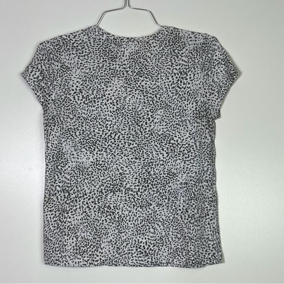 Athleta Organic Daily Animal Print Tee Size Small EUC - Picture 4 of 5